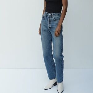 AGOLDE 90's Pinch Waist High Rise Straight Jeans